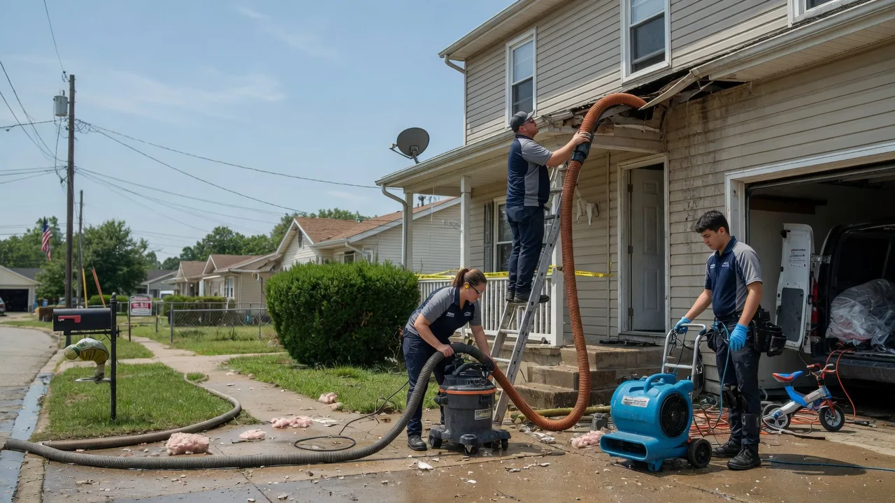 Water Damage Restoration in Bevier, MO near me